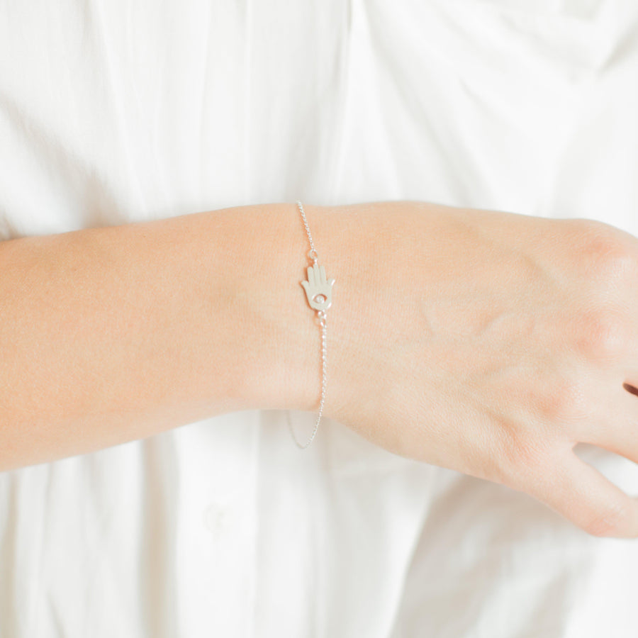 Hamsa Hand Evil Eye Bracelet