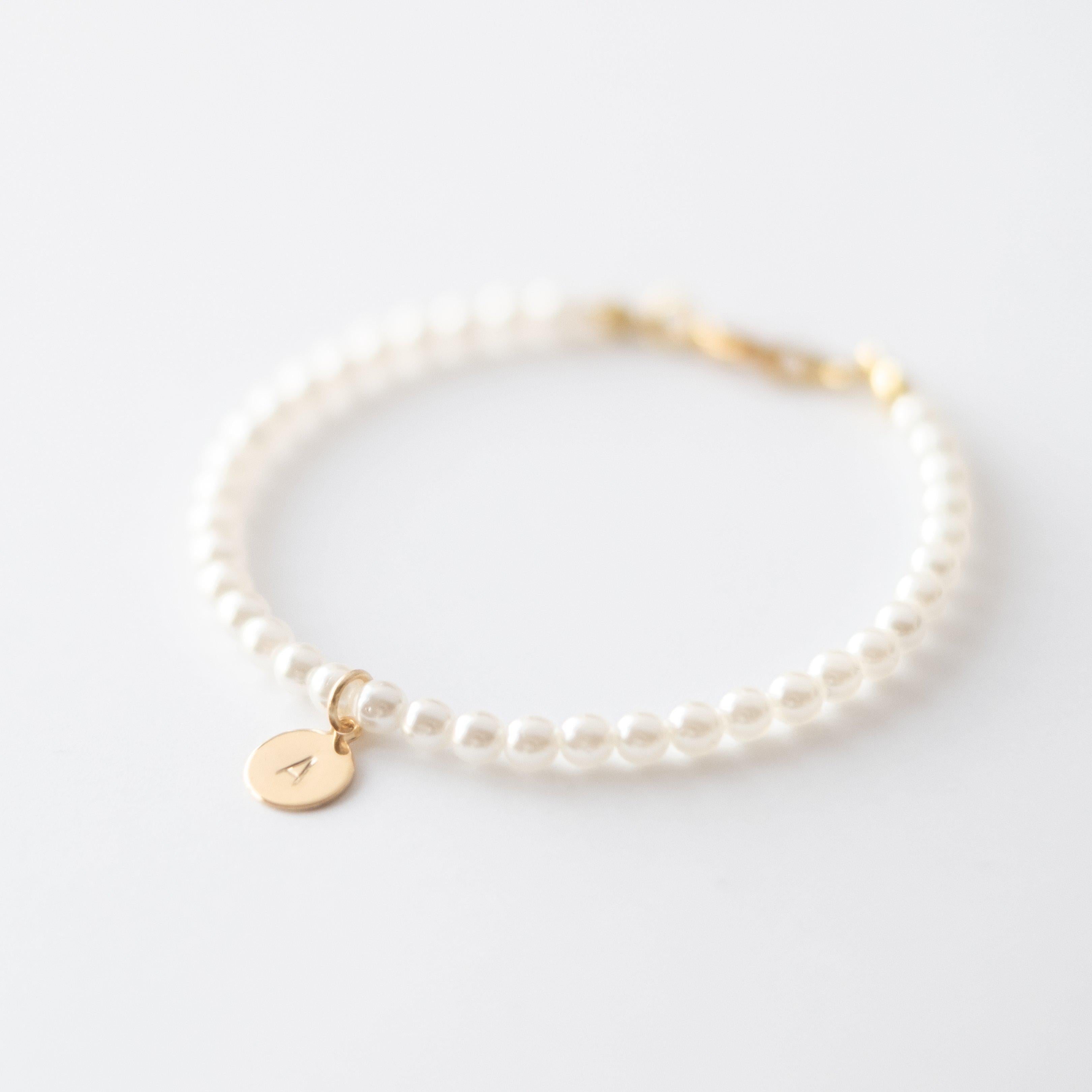Personalised Pearl Bracelet