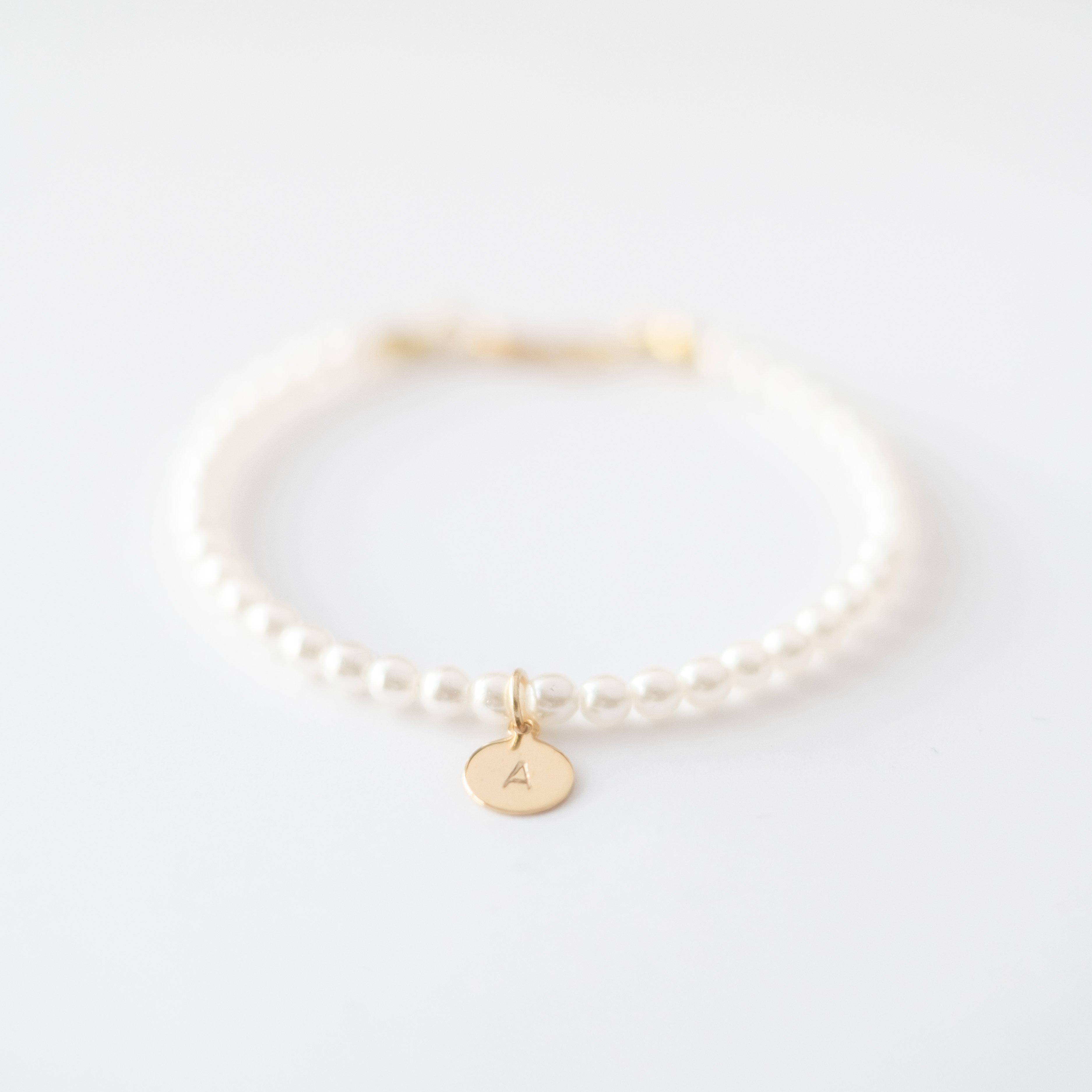 Personalised Pearl Bracelet