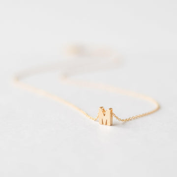 Personalised Gold Letter Necklace