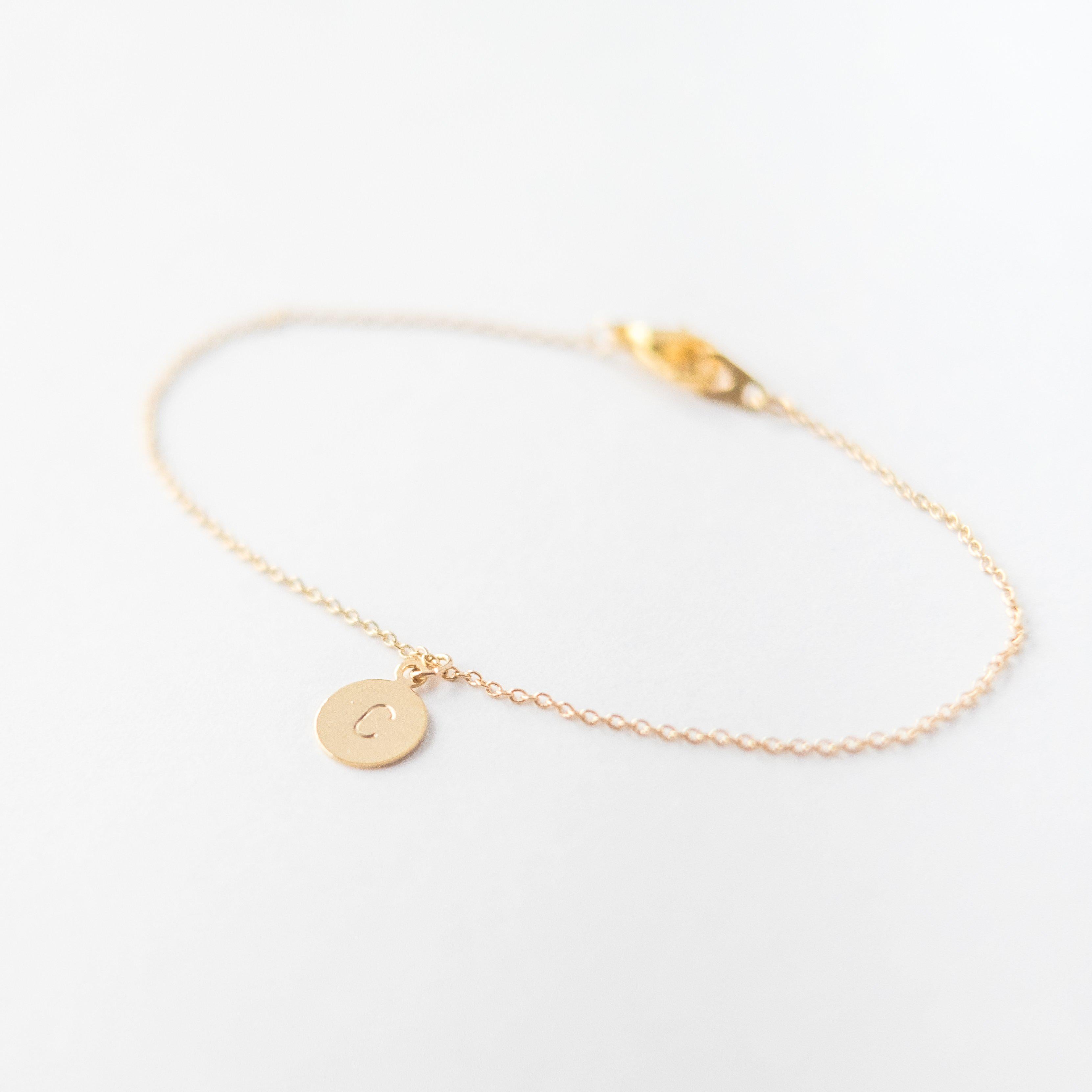 Personalised Initial Letter Bracelet