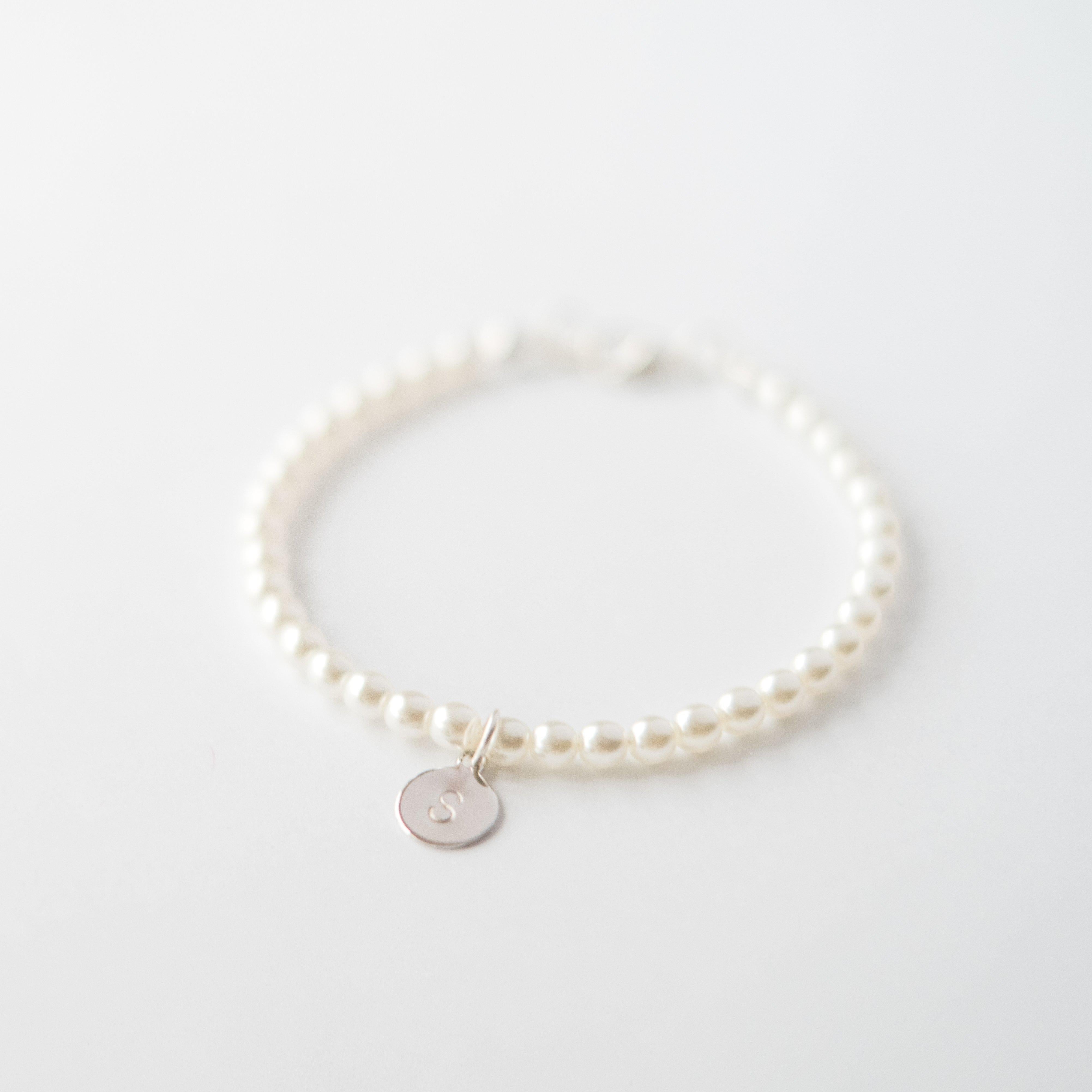 Personalised Pearl Bracelet