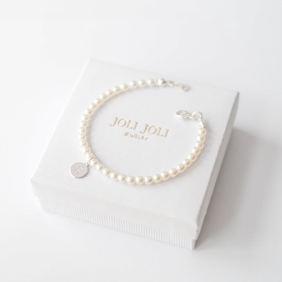 Personalised Pearl Bracelet