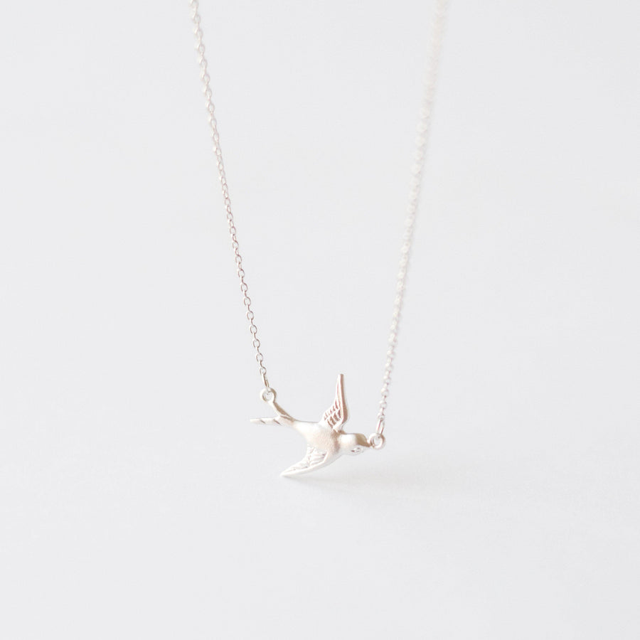 Silver Bird Necklace