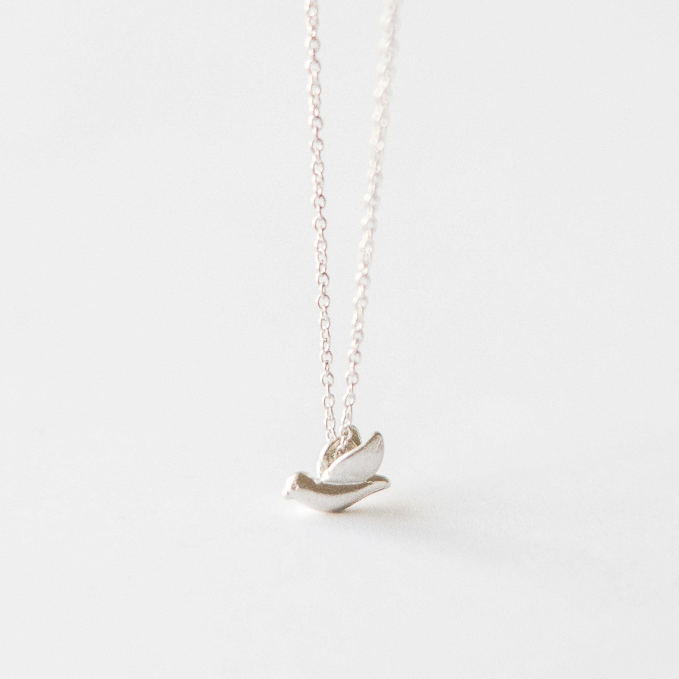 Silver Bird Necklace
