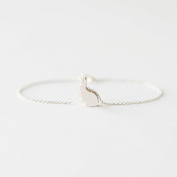 Silver Bunny Bracelet