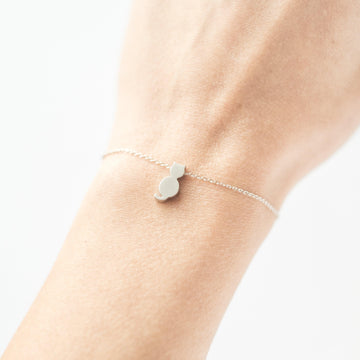 Silver Cat Bracelet