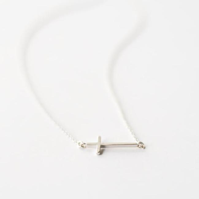 Silver Cross Necklace