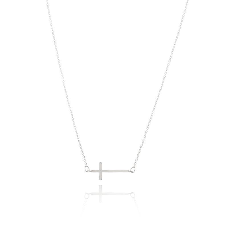 Silver Cross Necklace