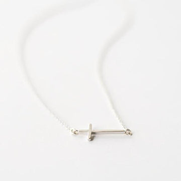 Silver Cross Necklace