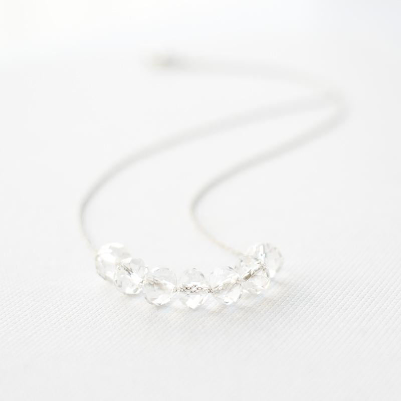 Silver Crystal Necklace