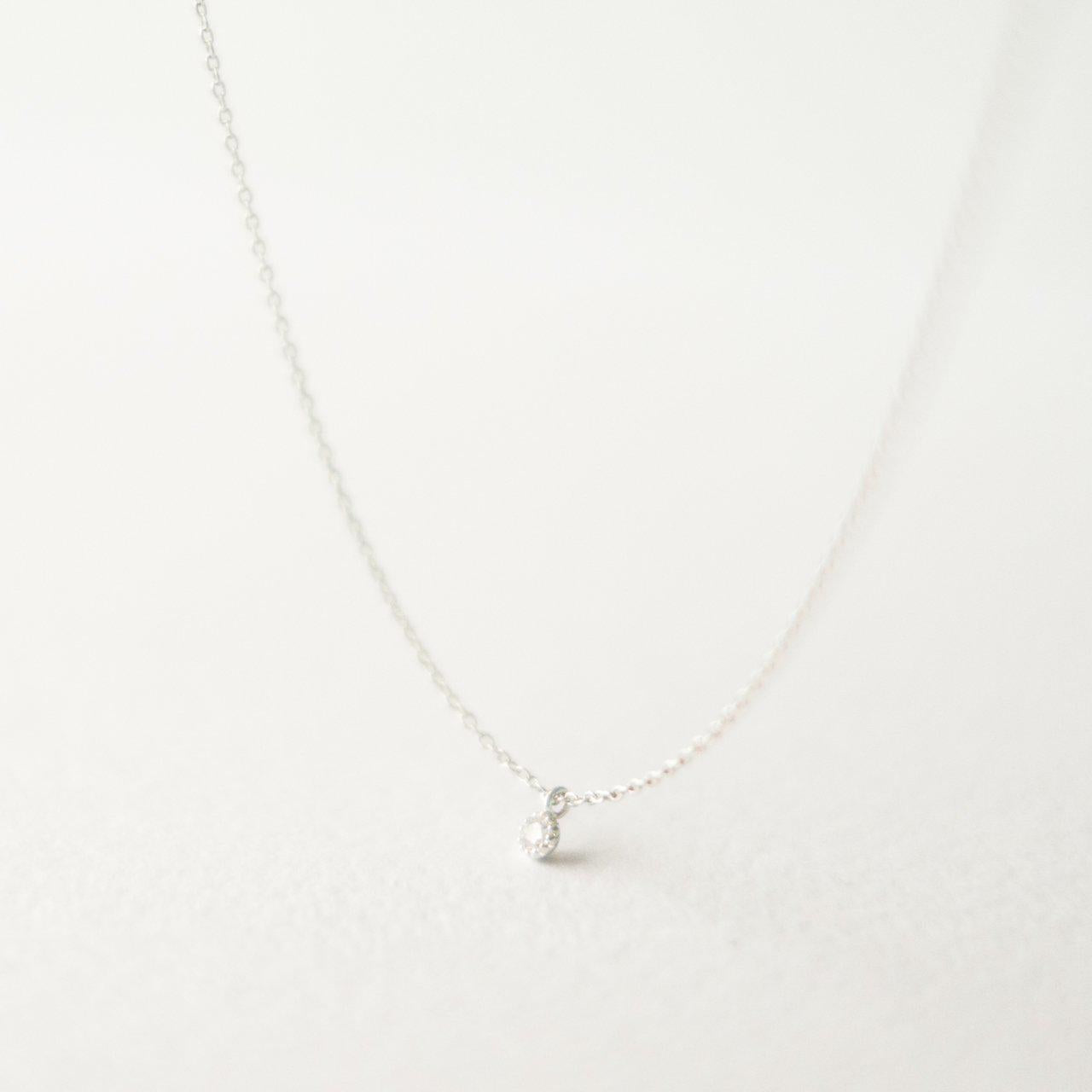 Silver Crystal Necklace