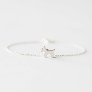 Silver Dog Bracelet