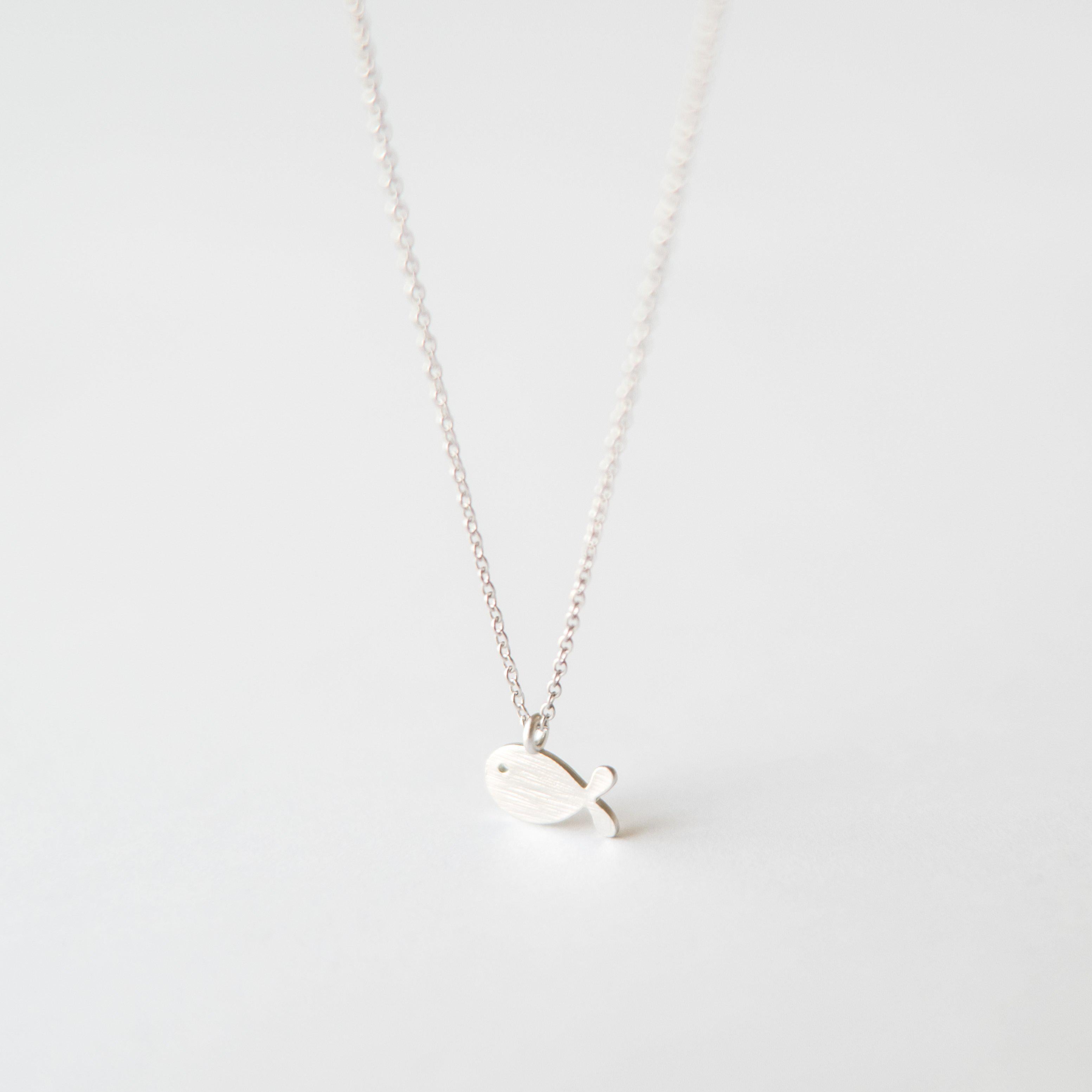 Silver Fish Necklace