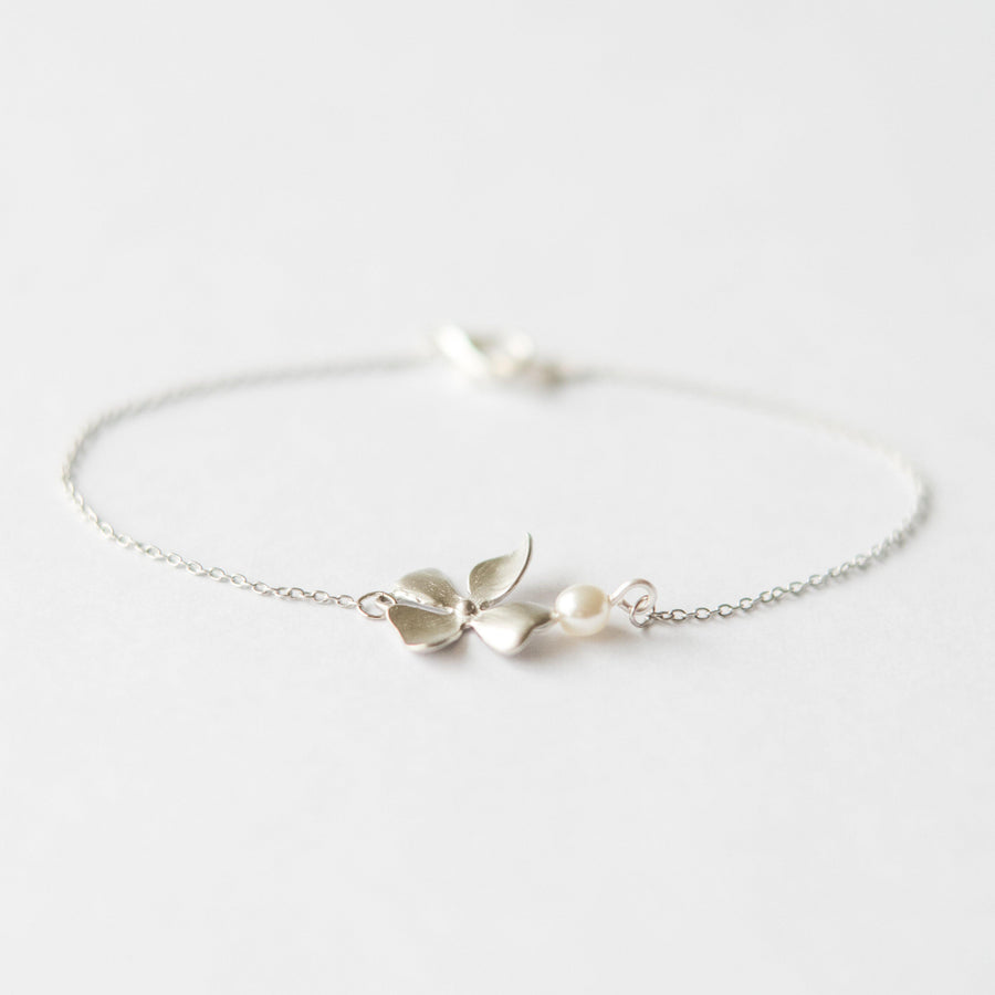 Silver Flower Bracelet