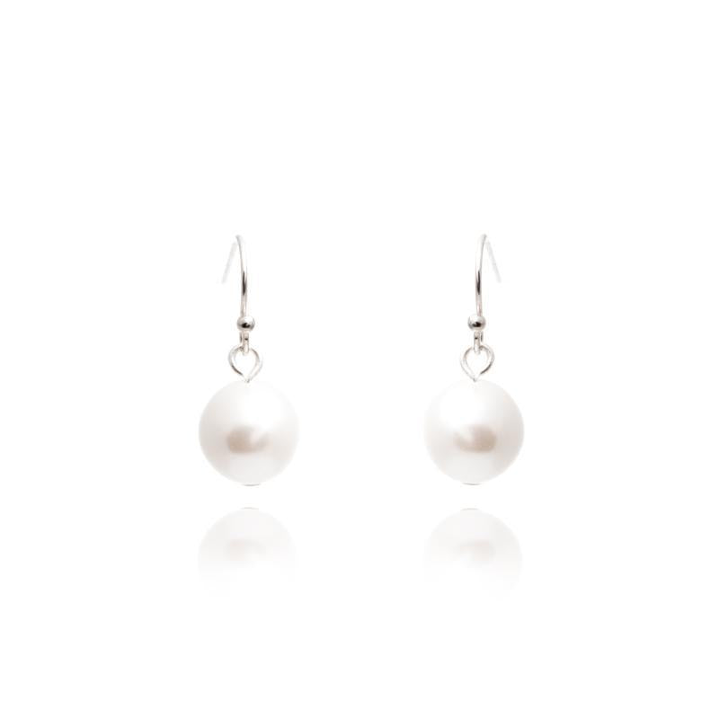 Silver Pearl Earrings