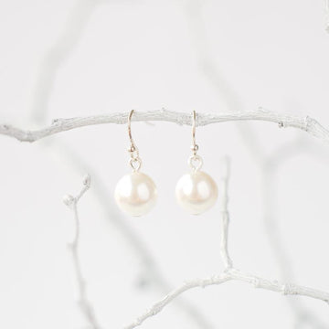 Silver Pearl Earrings