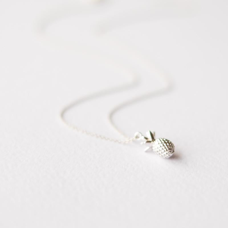 Silver Pineapple Necklace