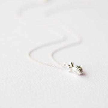 Silver Pineapple Necklace