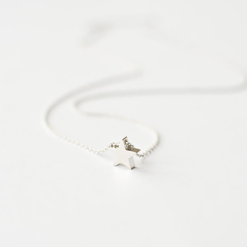 Silver Star Necklace