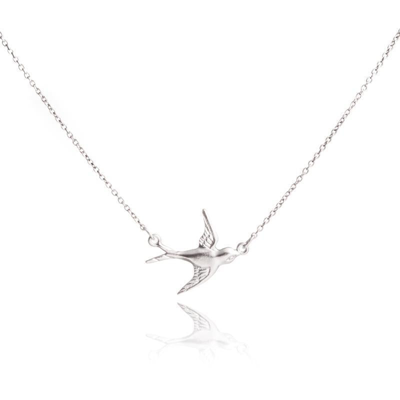 Silver Bird Necklace