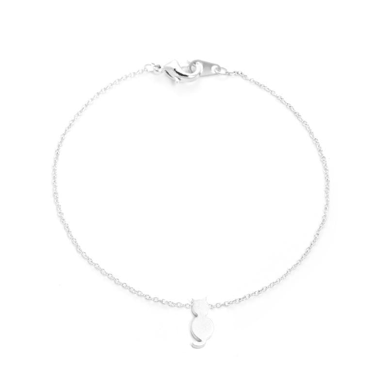 Silver Cat Bracelet