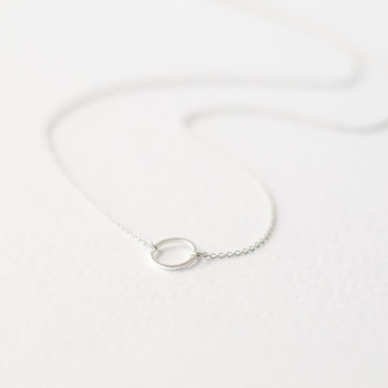 Silver Karma Necklace