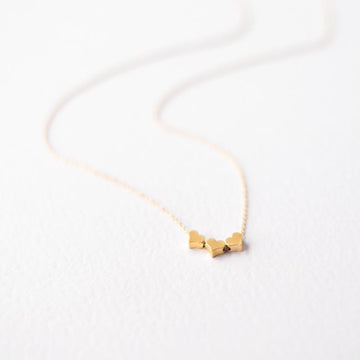 Three hearts necklace