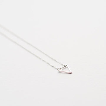 Silver Triangle Necklace